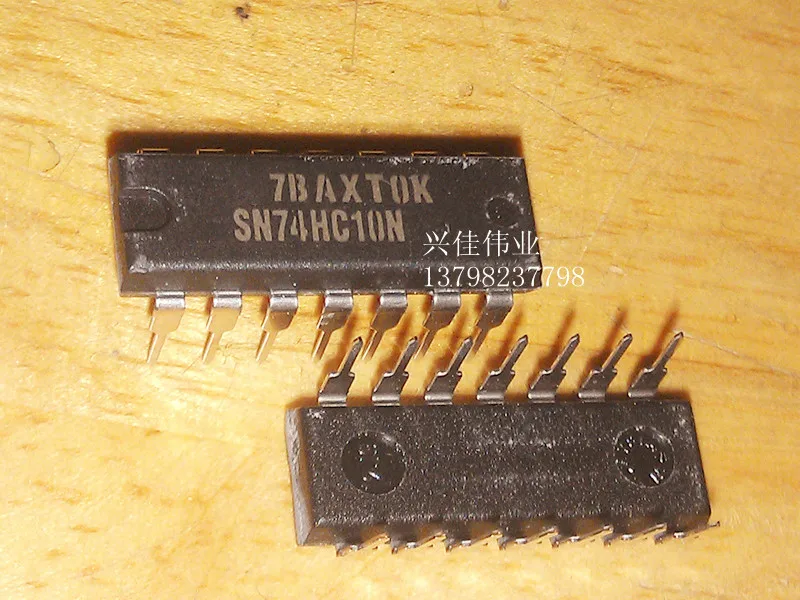 10 шт. новый оригинальный подлинный SN74HC10N 74HC10 DIP 14 тройной 3 вход NAND gate
