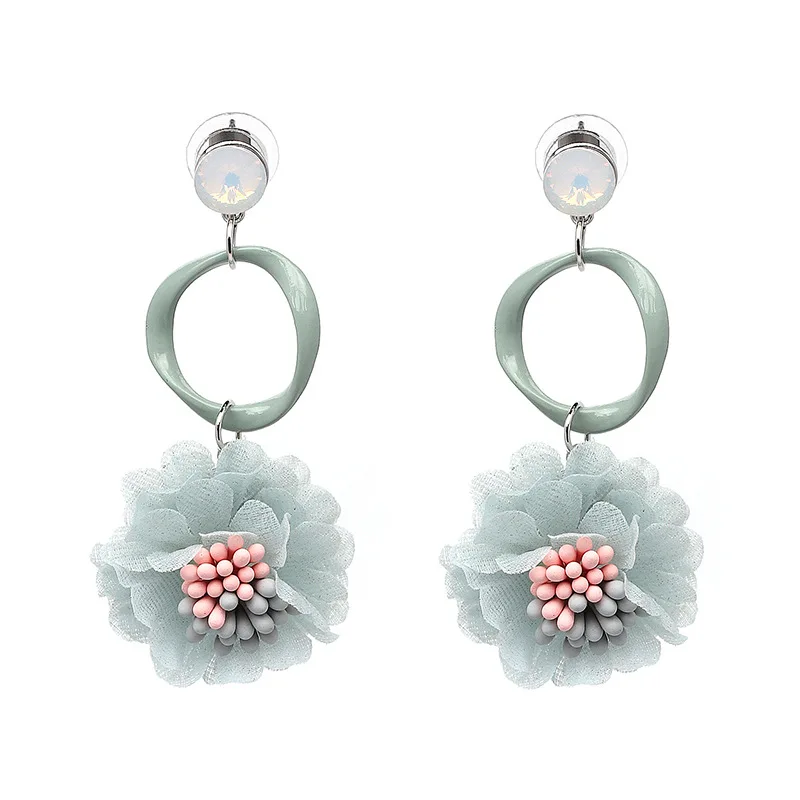 Flower Drop Earrings for Women Bohemian Ethnic Shape Dangle Earring 2018 Fashion Statement Wedding Jewelry Party Gift | Украшения и