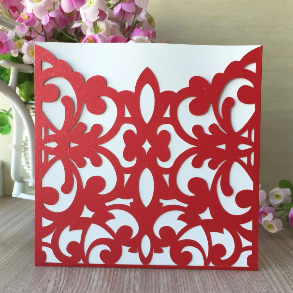 

45pcs New Arrival Laser Cut Wedding Card Invitations 2018 Birthday Party Decorations Thank You Rewards Gift