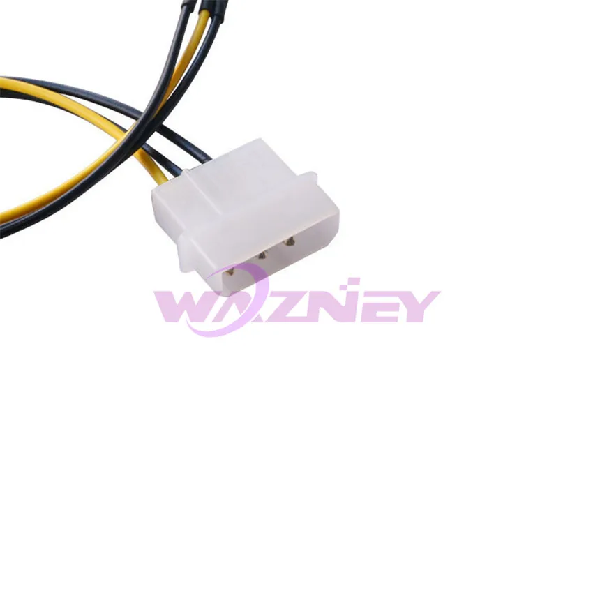 1000 компл./лот * 20 см Компьютерный Вентилятор IDE 4 Pin Molex Male To 3 кабель адаптера