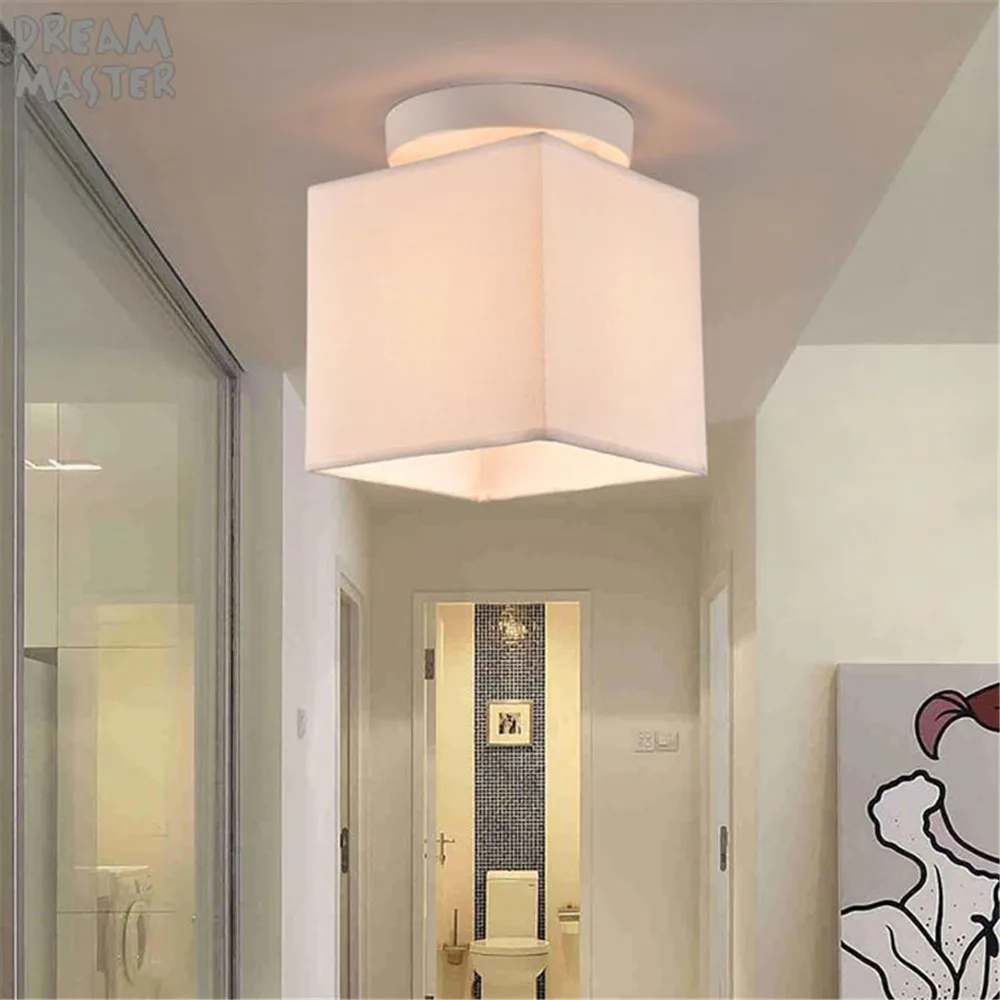 

85-265V E27 Chandelier Lights Textile LED Chandeliers Industrial Minimalist Fabric Shades ceiling lustre Chandelier Lamp Fixture