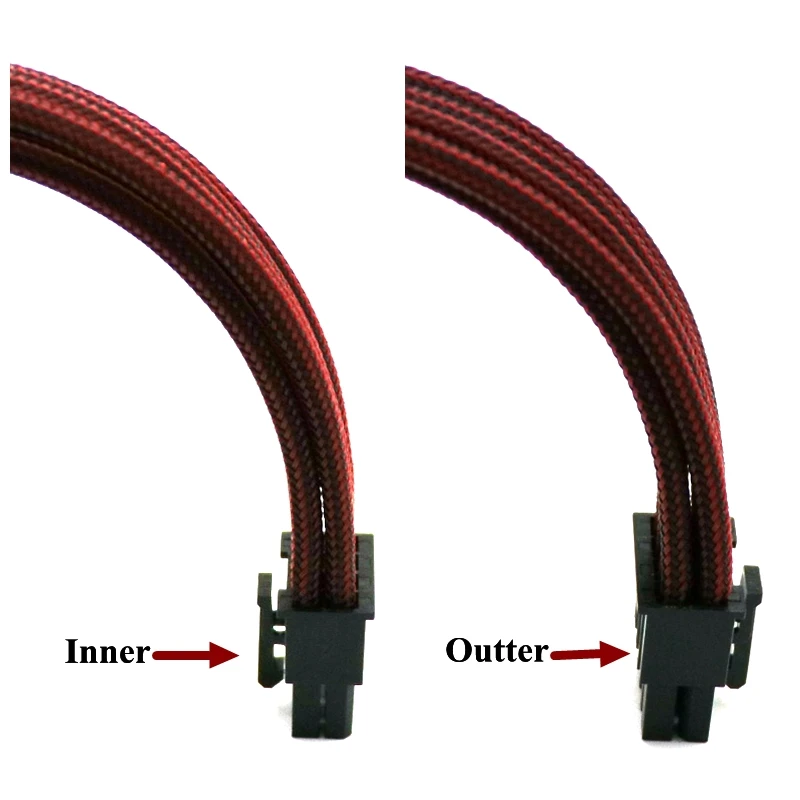 Индивидуальный заказ 180 градусов GPU 8Pin PCI E папа мама удлинитель питания + 5 шт.