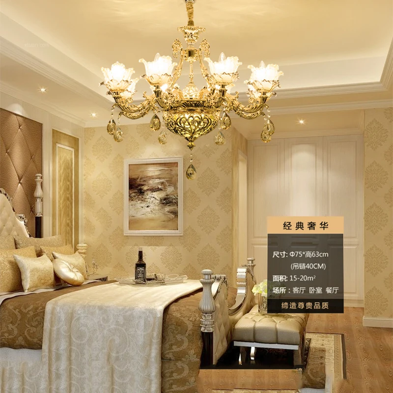 Luxury Candle Crystal Chandelier Lighting Fixtures Modern lustres de cristal Hanging Lamps For Bedroom Living Room | Освещение