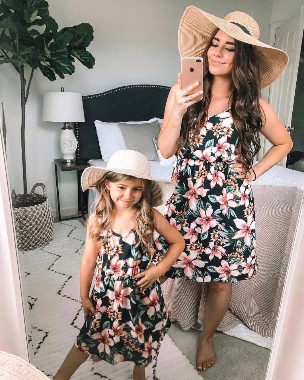 Платья для мамы и дочки костюм в богемном стиле Vestidos платье с открытыми плечами