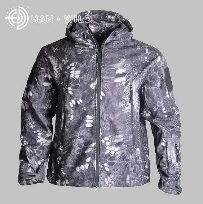 Уличная тактическая куртка Sharkskin TAD военный Камуфляжный комплект охотничьи