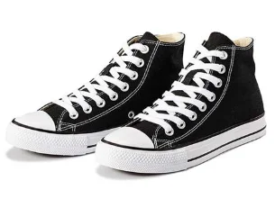 Xiaomi Mijia Canvas Shoes High Low Help Small white Shoes Students Couple Casual Sports Flats Shoes For Spring Summer - Цвет: women black high