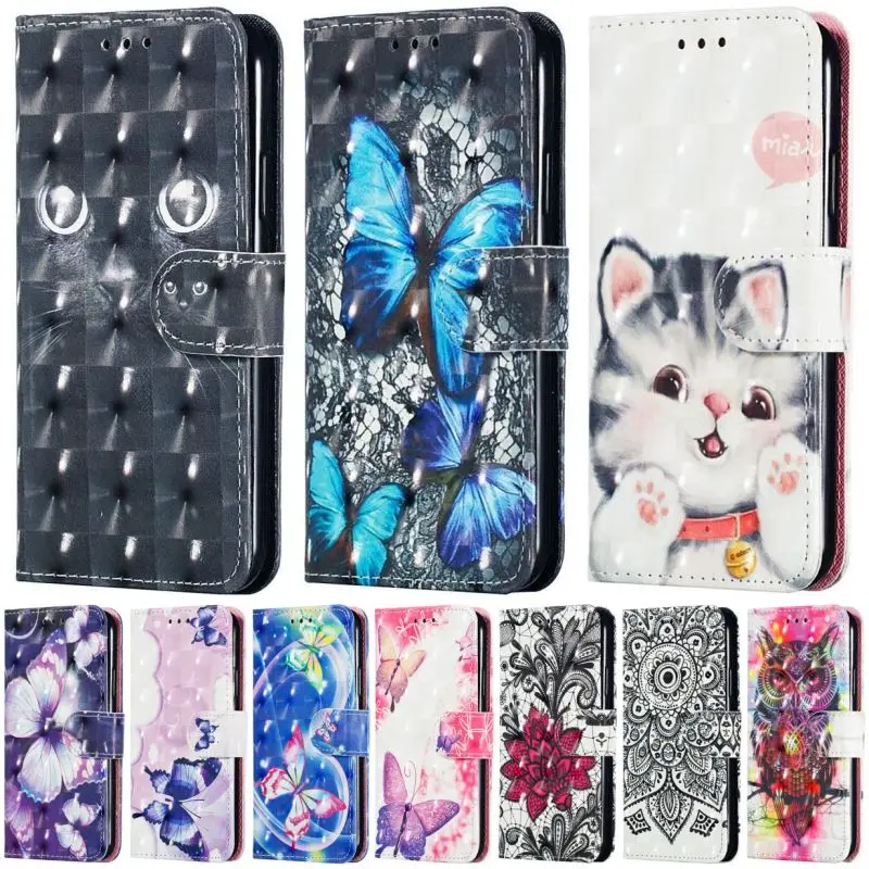 Флип Чехол Для samsung Galaxy S10 Lite S9 j4 j6 A6 A6S A8 A9 звезды плюс j2 Pro Core Обложка для бумажника, кожаная чехол для телефона сумка DP02Z