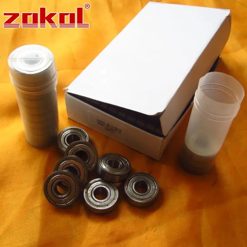 ZOKOL 608ZZ ABEC 5 подшипник ZZ 608 миниатюрный глубокий паз шариковый 8*22*7 мм|bearing 608|bearing