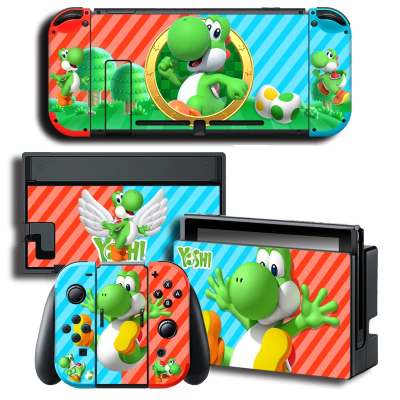 Виниловая Защитная Наклейка для консоли Nintendo Switch NS + контроллер чехол