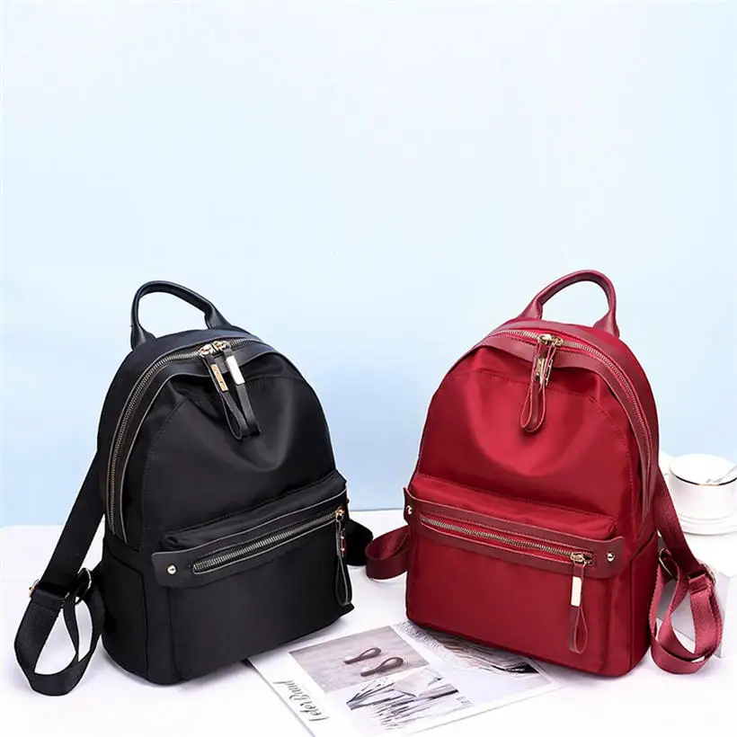 2018 нейлоновые модные рюкзаки для женщин и девушек рюкзак Студенческая школьная