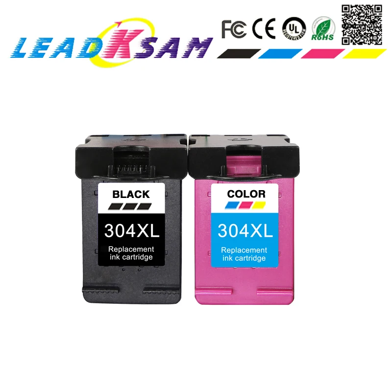 Чернильный картридж LEADKSAM 304XL совместимый с hp304 304 xl 5032 5030 3700 3720 3721 3724 3730 5010 5020