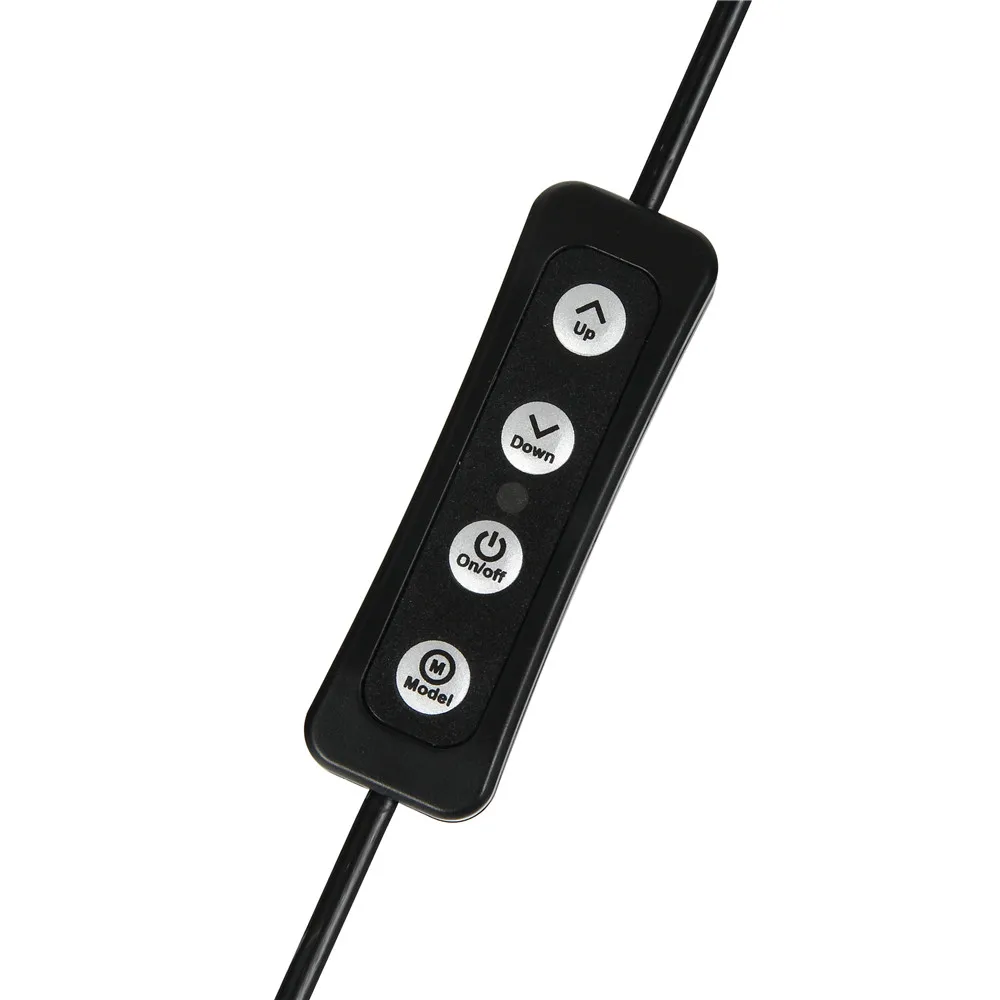 Tycipy USB кольцевой светильник с 1,1 м штативом и держателем для телефона 1" светодиодный светильник с регулируемой яркостью для iPhone XS MAX 8 7 Android