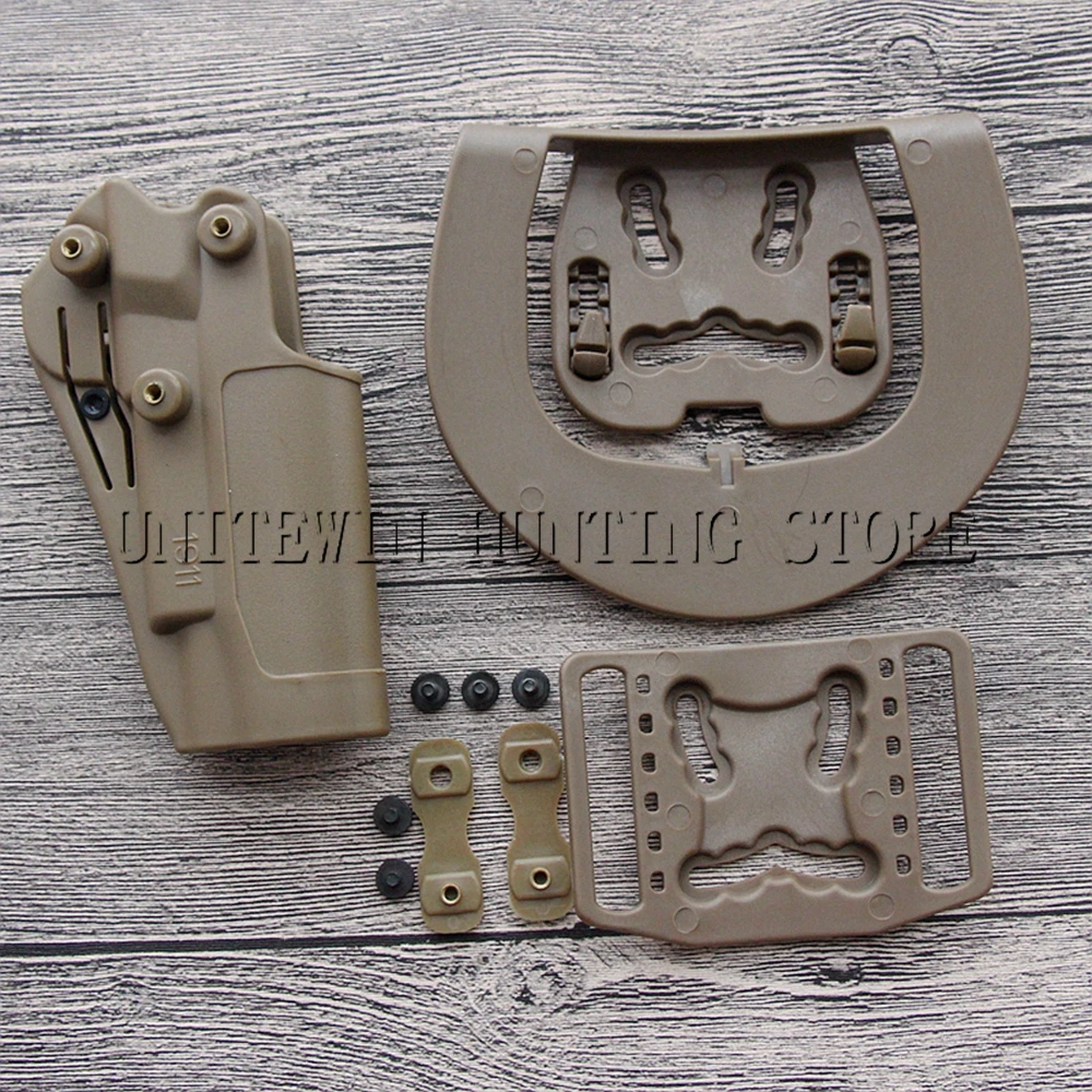 

CQC Hunting Gun Holster Airsoft Combat SHooting Tactical Waist Holster Left Hand for Colt 1911