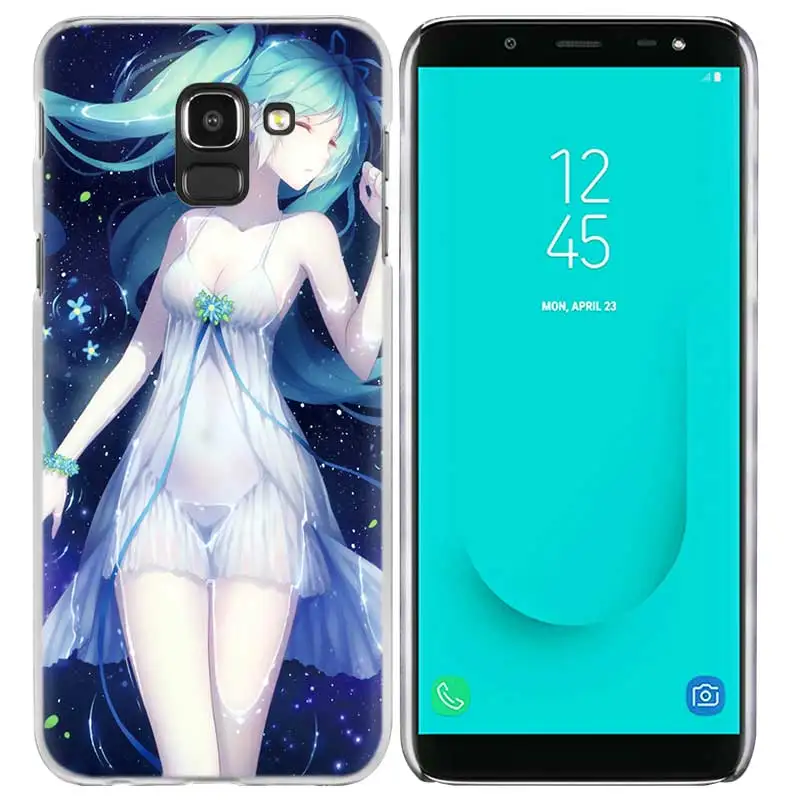 Чехол для samsung Galaxy J7 J5 J8 J6 J4 J3 J2 Plus Prime J8+ J6+ J4+ Fundas с Аниме Хацунэ Мику