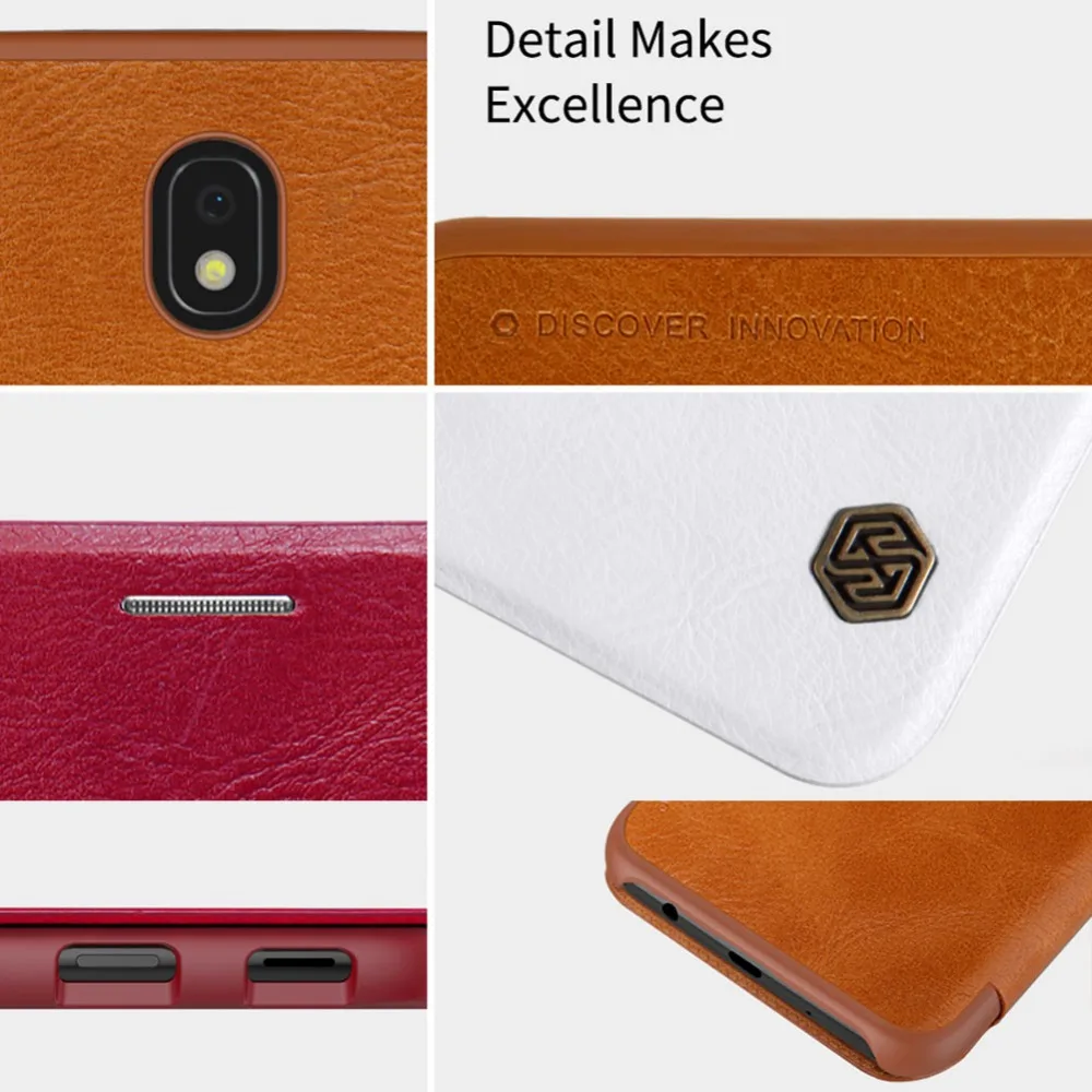 

Nillkin Mobile Phone Bag Case For Samsung galaxy j5 2017/ j5 pro/J530 PU Leather Ultra Flip Case Card Holder Stand Cover Case