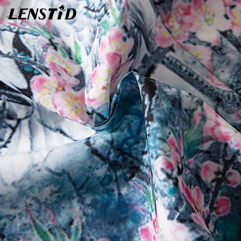 LENSTID 2019 Harajuku кимоно куртка хип-хоп Мужская Уличная одежда тонкая журавль