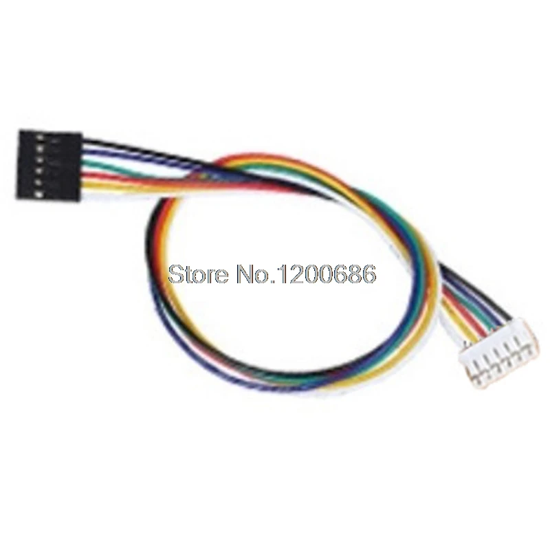 1 м 24AWG 6pin PH2.0 удлинитель 6pin 2,54 Дюпон женский черный соединительный провод, жгут