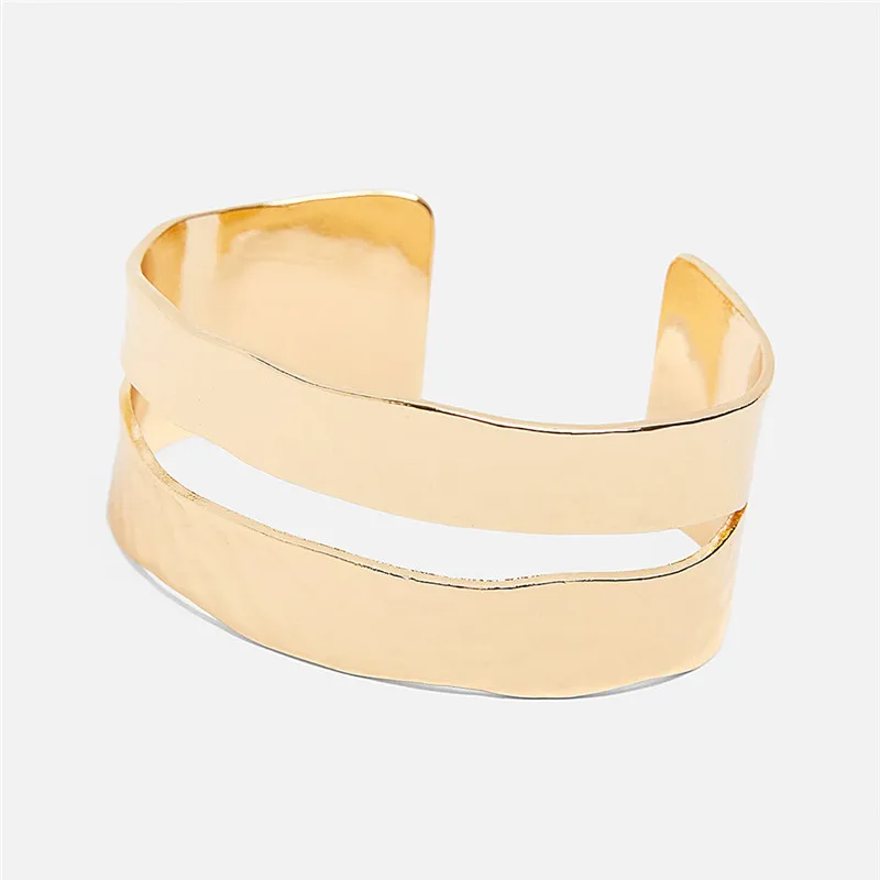 Ladyfirsy ZA Adjustable Open Bangle Party Gifts Statement Accent Stone Arm Bracelets for Women Wedding Jewelry Dropshipping Gift | Украшения