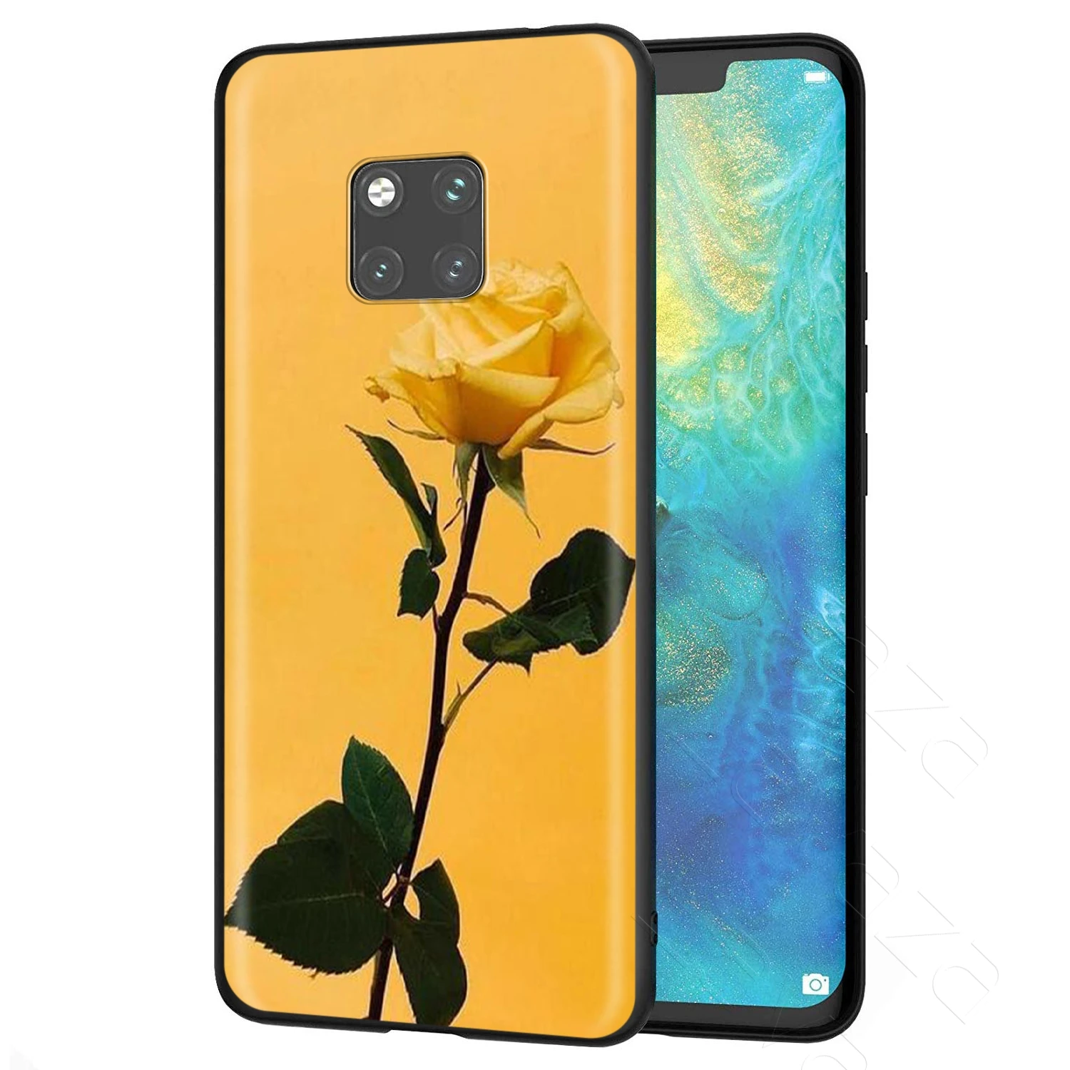 Lavaza Passion Flower Rose Sunflower Aesthetic Case for Huawei Mate Y7 Y9 P8 P9 P10 P20 P30 P40 Max Lite Pro P Smart Mini |