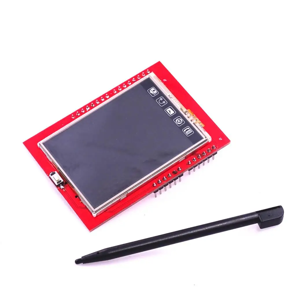 Новый TFT 2 4 дюймовый ЖК экран для Arduino UNO R3 плата и поддержка mega 2560 с сенсорной