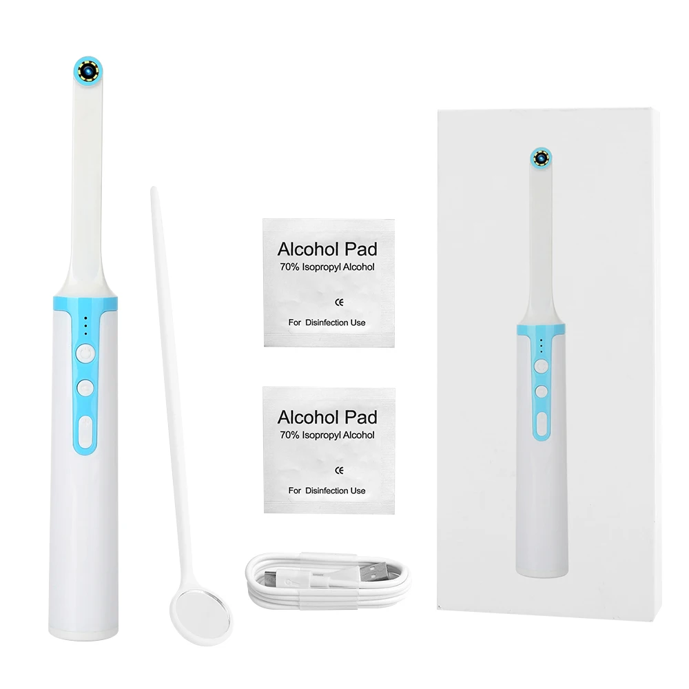 Беспроводной WiFi HD USB Intra Oral стоматологическая интраоральная камера стоматологическое устройство Светодиодный светильник в режиме реального времени видео инспекционный инструмент для отбеливания зубов