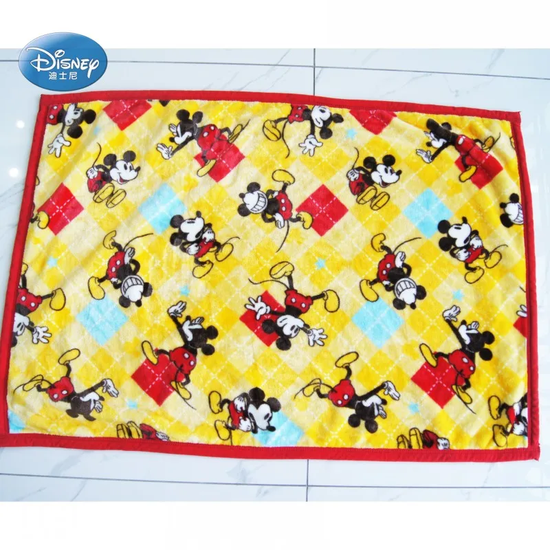 Дисней мультфильм синий Минни Микки Маус Дети подарок на день рождения мягкие фланелевые одеяло пеленать ребенка обертывание 70x100 см на кроватку