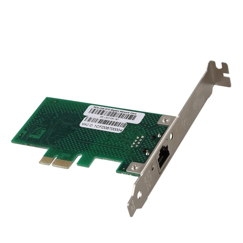 Сетевая карта для Intel Pcie X1 сетевая I210 Gbe адаптер сетевой карты Ethernet с контроллером