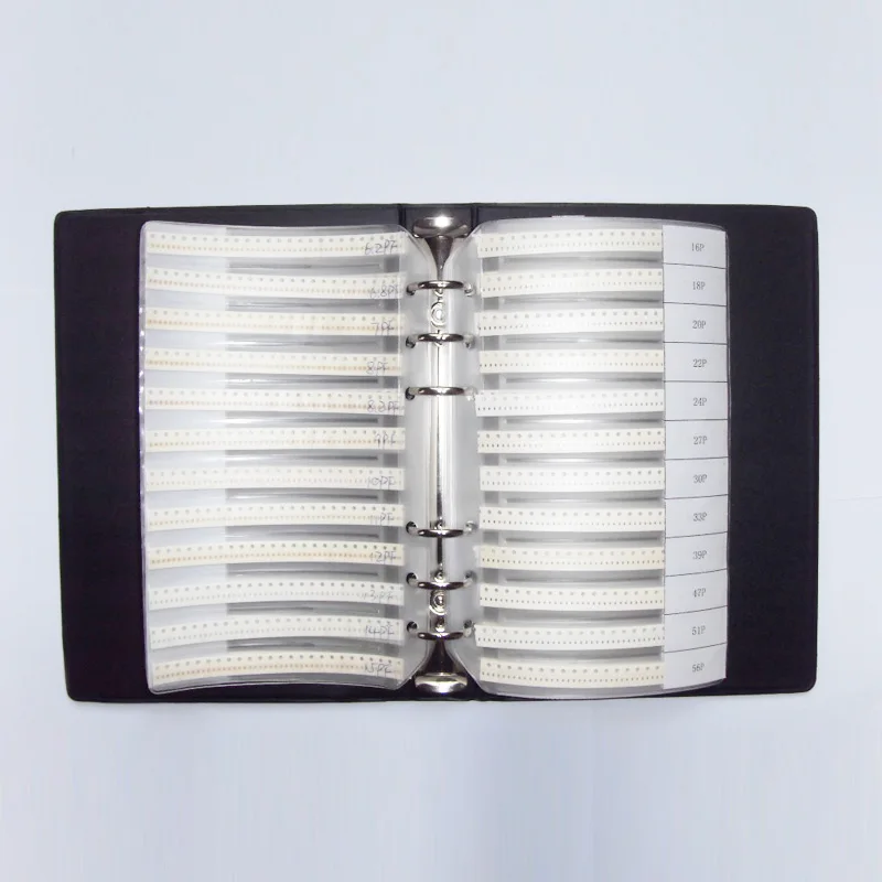 Новинка 0402 сборник образцов SMD конденсаторов 44valuesX100pcs = 4400pcs 0.5pF ~ 68pF набор