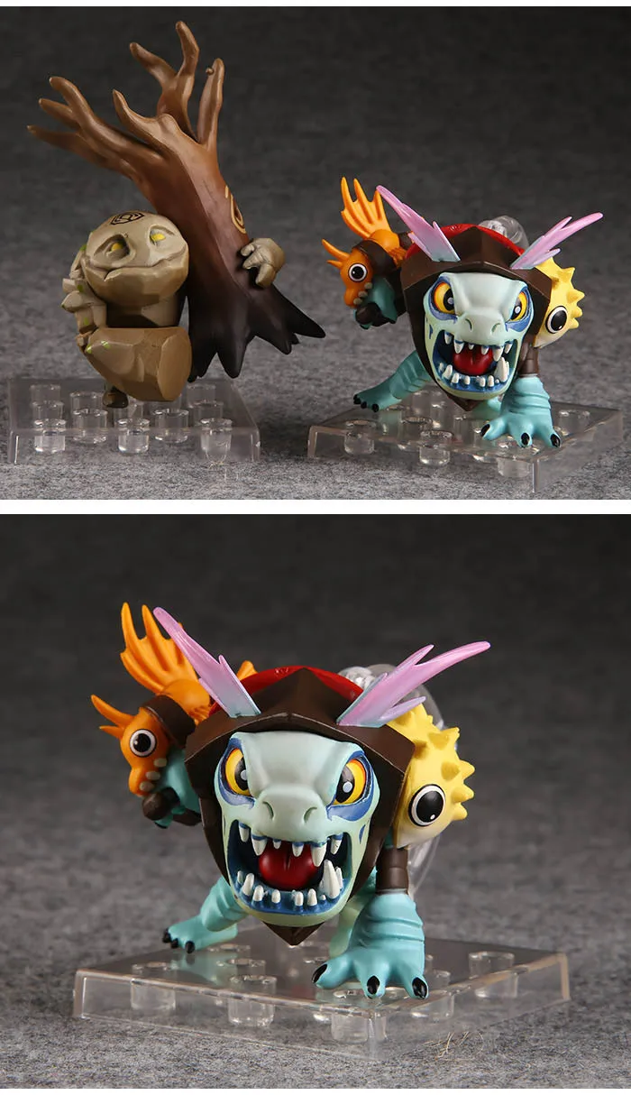 4 шт./компл. Dota 2 игры рисунок Игрушки slark крошечные doom штучной упаковке PVC Фигурки