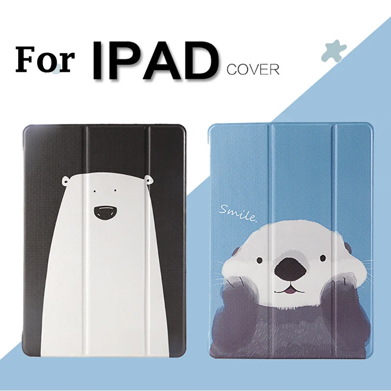 Чехол с мультипликационным принтом для iPad mini 1 2 3 4 Magnet Smart Cover Triple складной чехол air