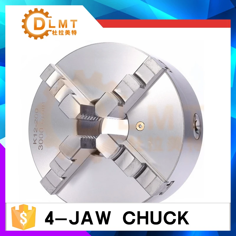 Four-jaw chuck 4" 100mm K12-100 machine 4-jaw high-accuracy self-centering tool mini-lathe | Инструменты