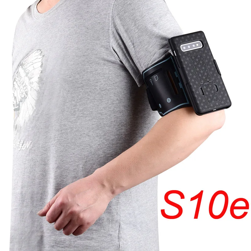 S10e Armband Спортивный нарукавный браслет, чехол для samsung Galaxy S10 5g S10+ Plus S10E Note 8 9 10+ чехол, держатель для телефона для спортзала и бега, нарукавный чехол - Цвет: S10e Armband