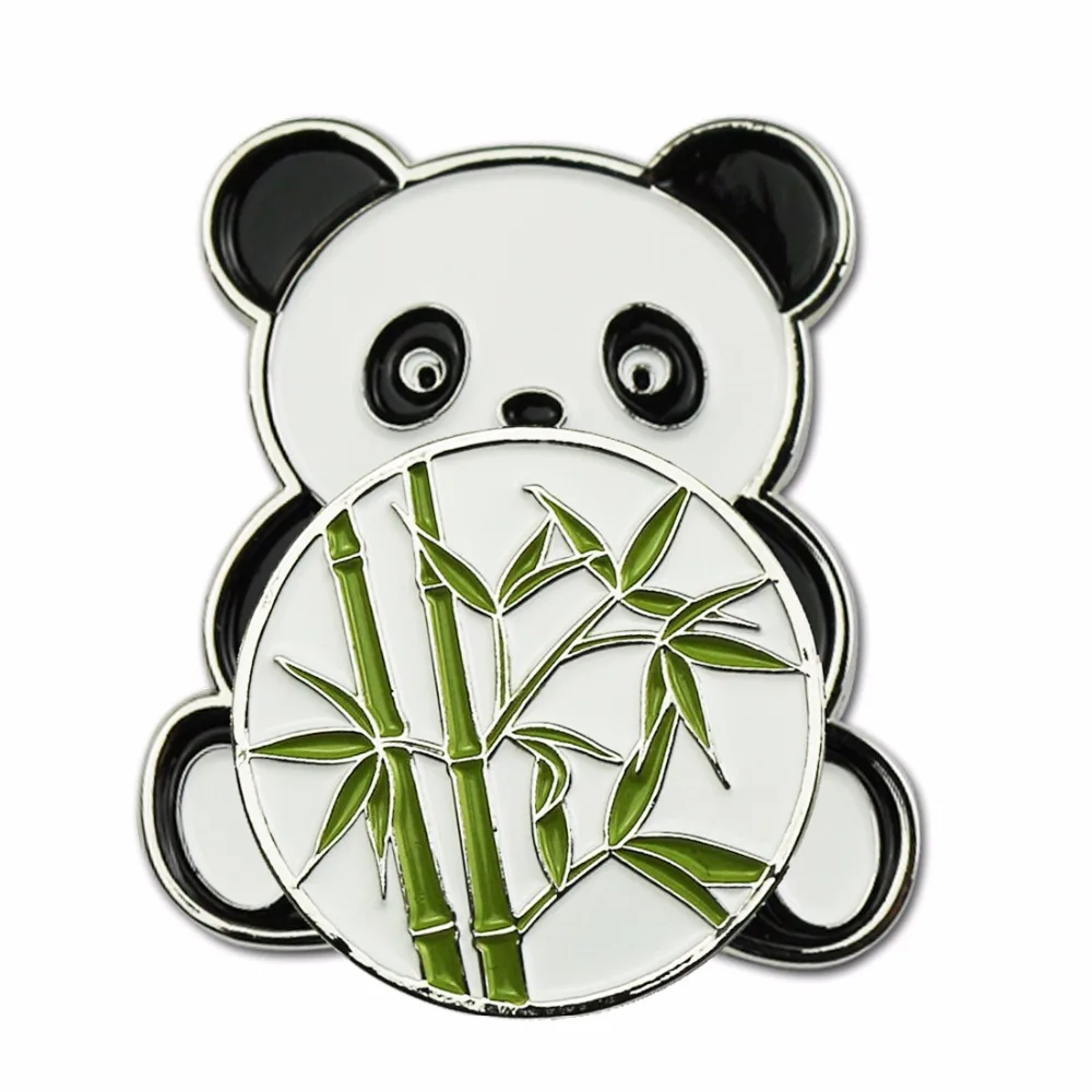 PINMEI Panda Golf Ball Marks набор зажимов для шляп гольфа заколки кепки и маркеры Banboo