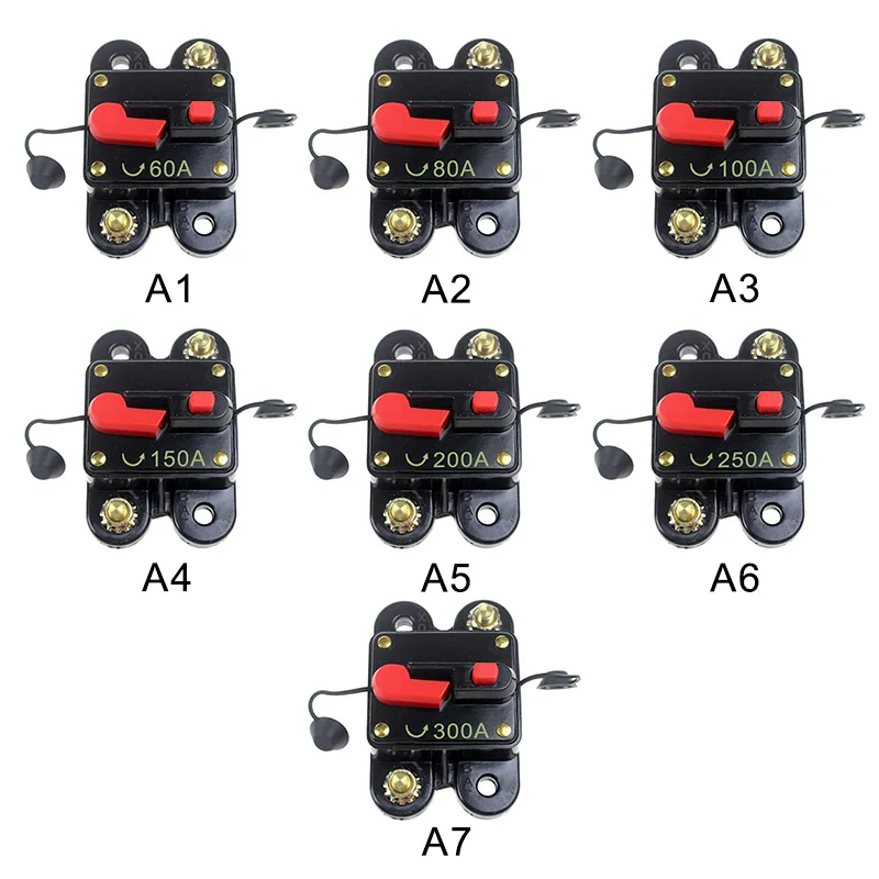 Automatic 60-300A Car Audio In Line Recovery Protection Circuit Breaker Fuse Holder | Обустройство дома