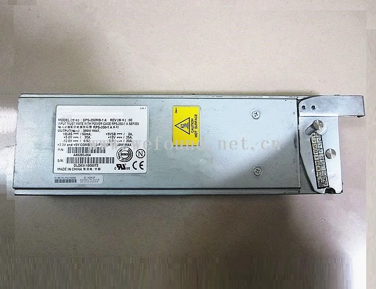 100% рабочий Сервер питания Для X343 DPS 350MB 1 01R0838 RPS 350 Вт полностью протестирован|Блоки