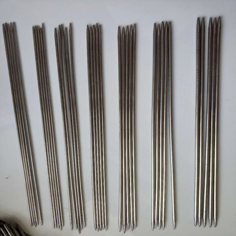 

55PCS/SET 35cm stainless steel Straight knitting needles crochet hooks knitting needles set Size 6-16