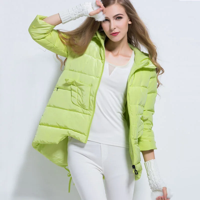 Large size women jaqueta feminina 2019 and seven new winter hooded long sleeve coat loose thickening leisure A version warm | Женская