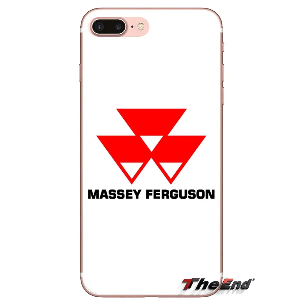 Тракторы Massey Ferguson Farm Racing для Sony Xperia Z Z1 Z2 Z3 Z5 compact M2 M4 M5 C4 E3 T3 XA Huawei Mate 7 8 Y3II чехлы