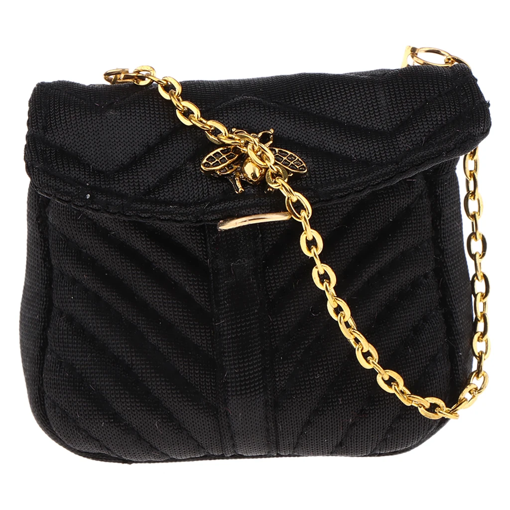 Модная миниатюрная сумка через плечо для кукол на цепочке кошелек 1/6 девушек