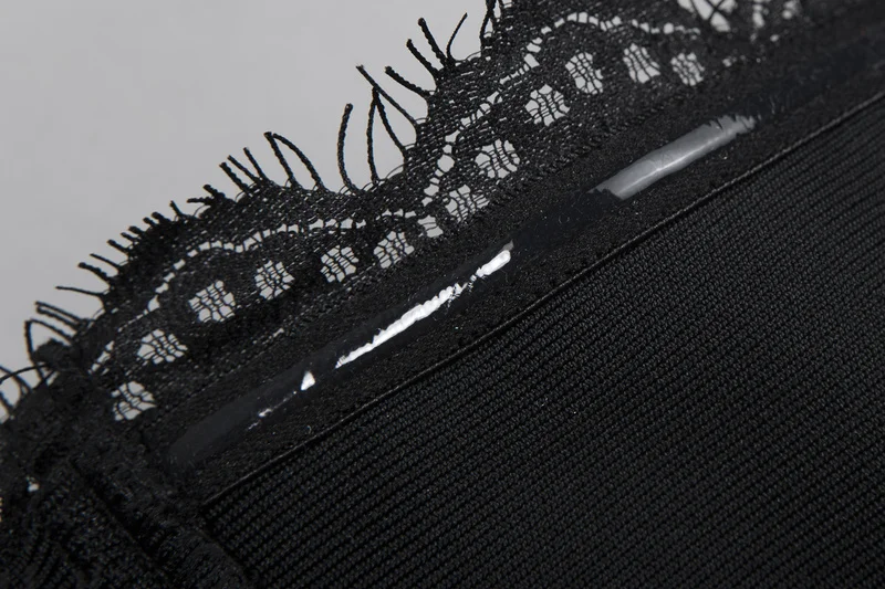 INDRESSME сексуальное платье с открытыми плечами вырезом лодочкой мини-кружевом
