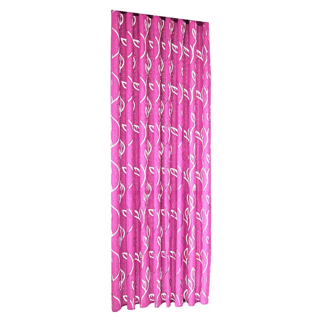 1 шт. лозы листья Тюль двери окна шторы с драпировкой и вставкой прозрачный шарф Valances микро-прозрачный газ Трансмиссия#81930