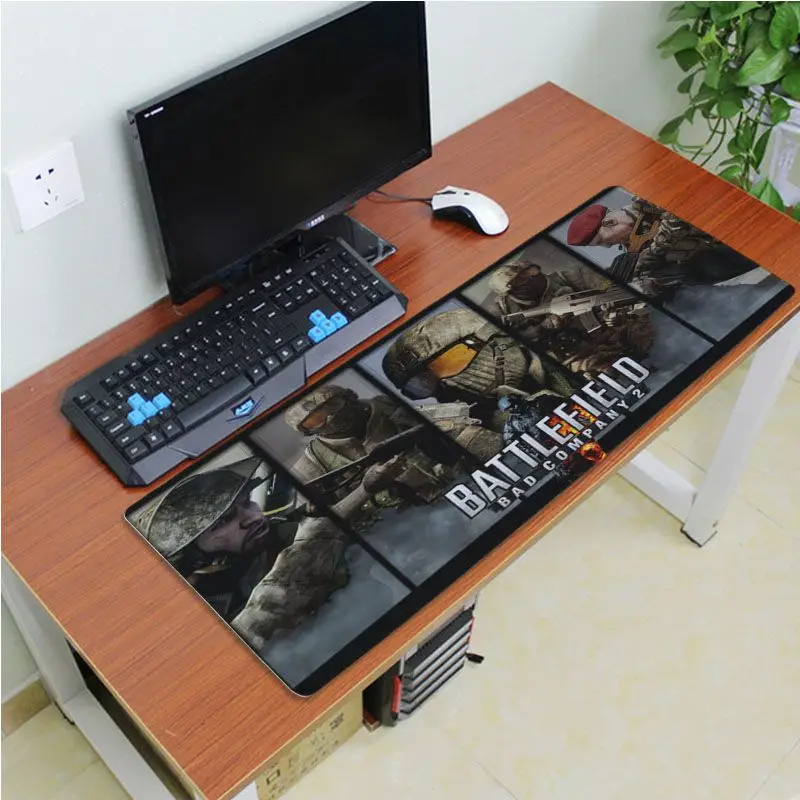 Yinuoda Новые поступления Battlefield коврик для мыши геймер игровые коврики размер для 300*6000*2 мм и 400*900*2 мм игровой коврик для мыши - Цвет: Lock Edge 30x60cm