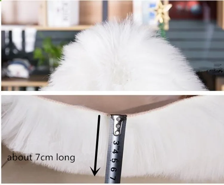 LIULong Faux Fur SHEEP RUG Artificial Skin Fluffy Chair Seat Sofa Cover Carpet Mat Area Rug Living Bedroom Home Decoration White | Дом и сад