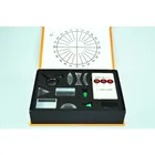 Набор для экспериментов по физической оптике, треугольная призма, лазерные фонари, набор выпуклых вогнутых линз, научное оборудование, детская Подарочная игрушка