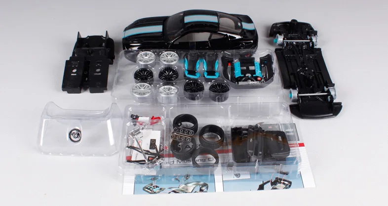 Maisto DIY 1:24 Mustang GT Гоночная машина DIY литая под давлением модель автомобиля из металлического сплава для детей игрушки подарки на день рождения