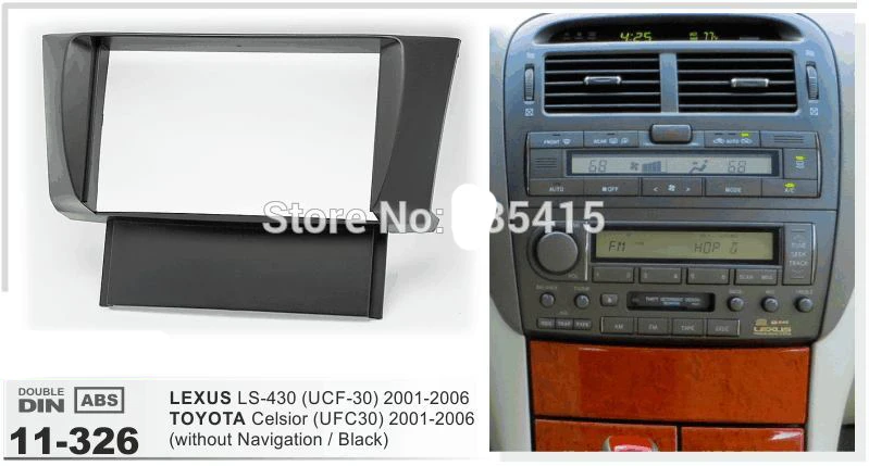 11 326 автомобилей Радио фасции для Lexus ls 430 (ucf 30)/Toyota celsior (без навигации) Даш CD