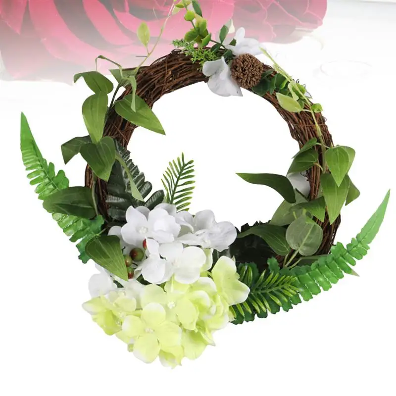 Flower Headband Floral Leaf Rattan Vine Hair Wreath Hoop Headdress Headwear for Hotel Restaurant Christmas Wedding | Дом и сад