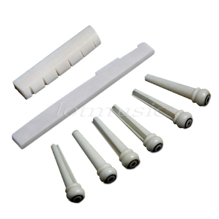 1 комплект Акустических Гитарных штифтов для костного моста седловая гайка |