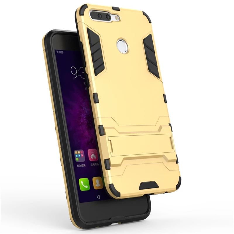 2 в 1 Жесткий ПК + Мягкий Силиконовый ТПУ прочный резиновый чехол с подставкой для