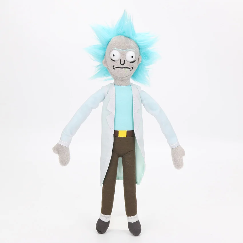 rick 20 см-30 см Рик и Морти плюшевые куклы foamy Happy Sad Meeseeks Mr poopybuttole Pickle Rick Мягкие плюшевые игрушки куклы, детский подарок - Цвет: rick